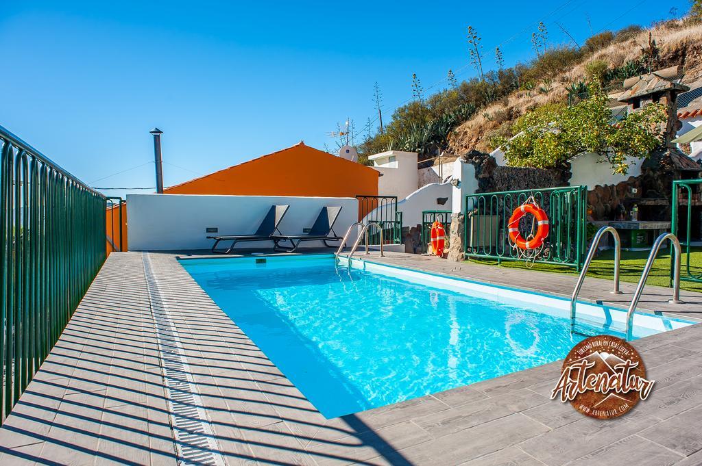 Hostal Casa Cueva El Mimo Artenara Exterior foto