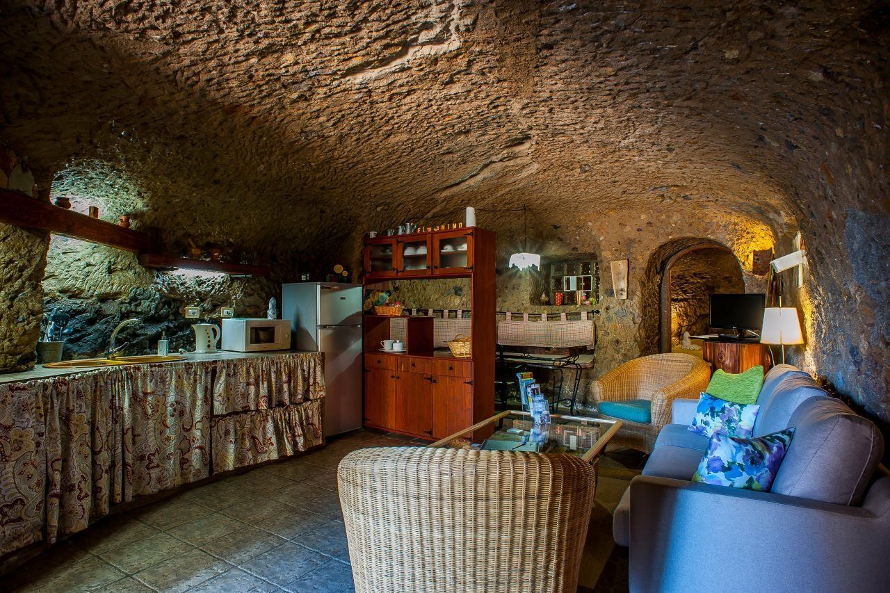 Hostal Casa Cueva El Mimo Artenara Exterior foto