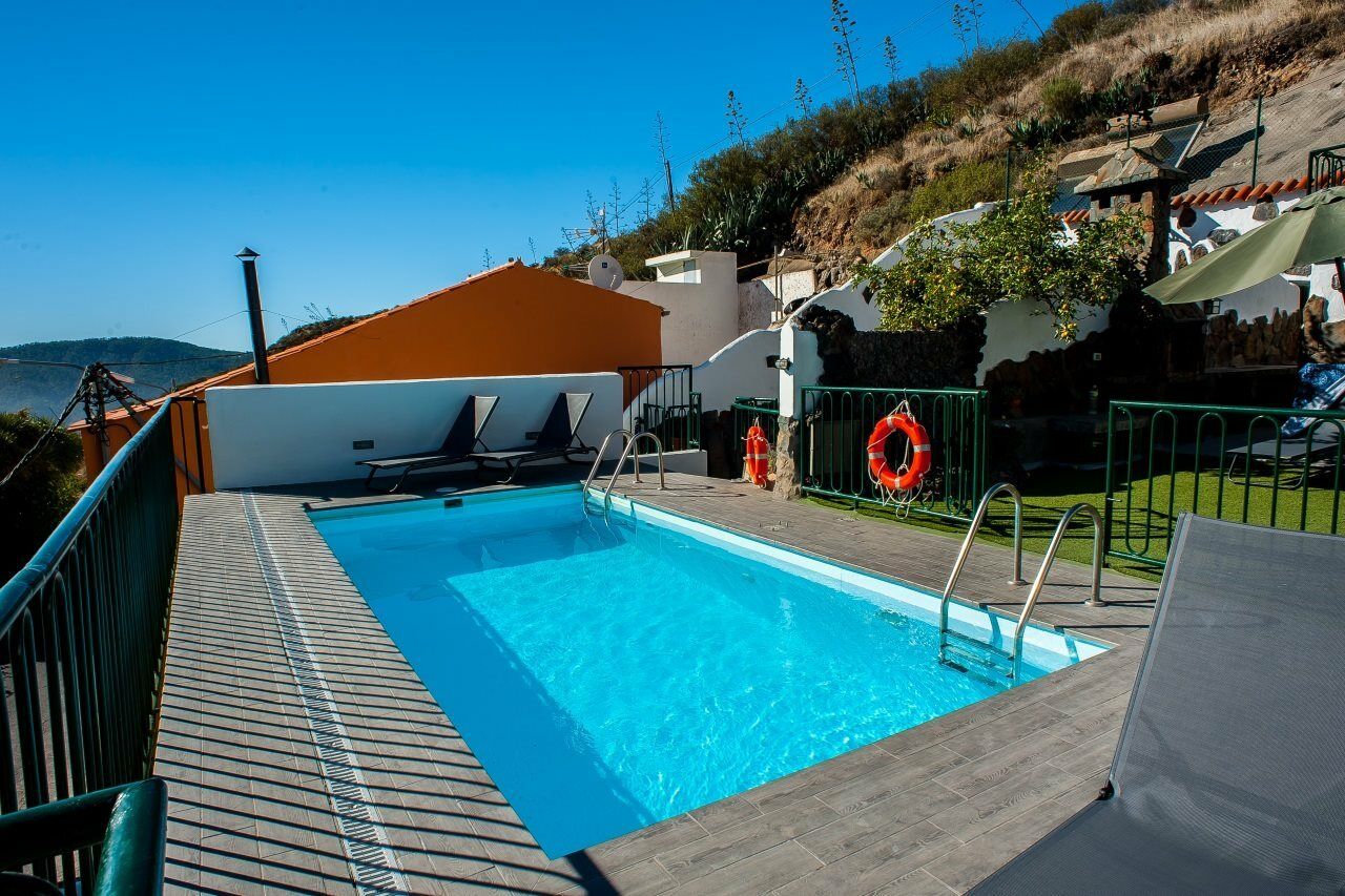Hostal Casa Cueva El Mimo Artenara Exterior foto