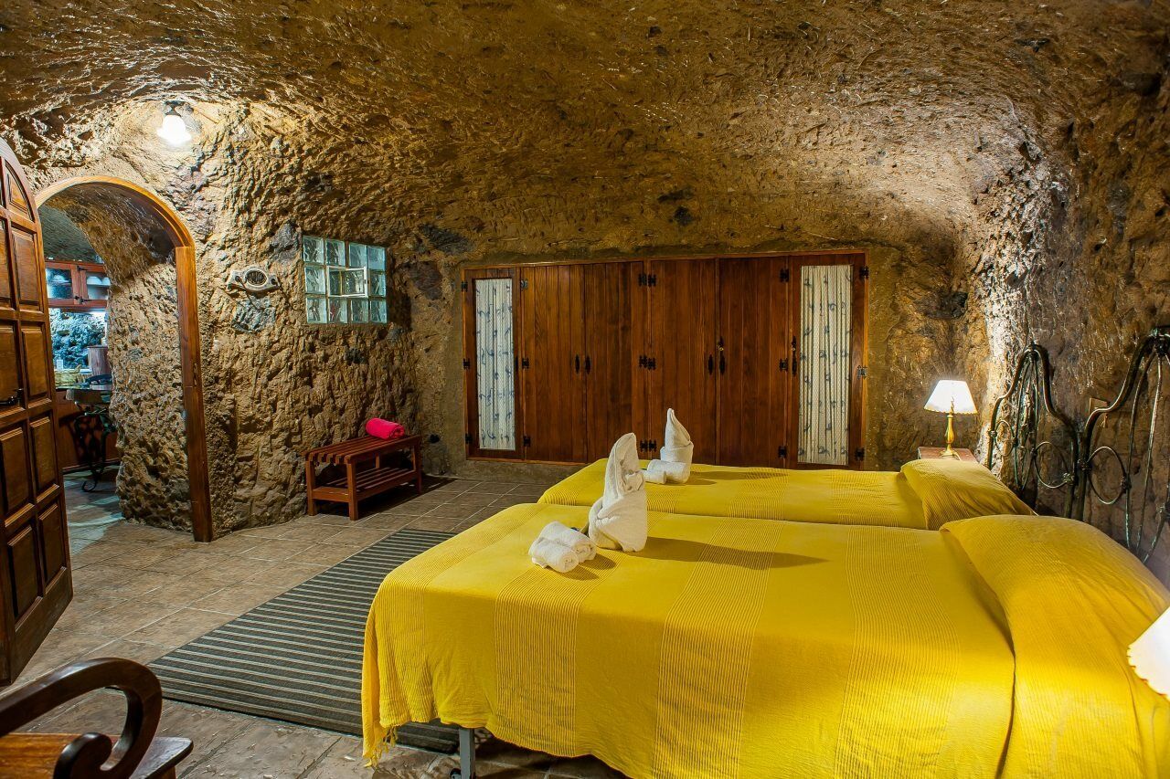 Hostal Casa Cueva El Mimo Artenara Exterior foto
